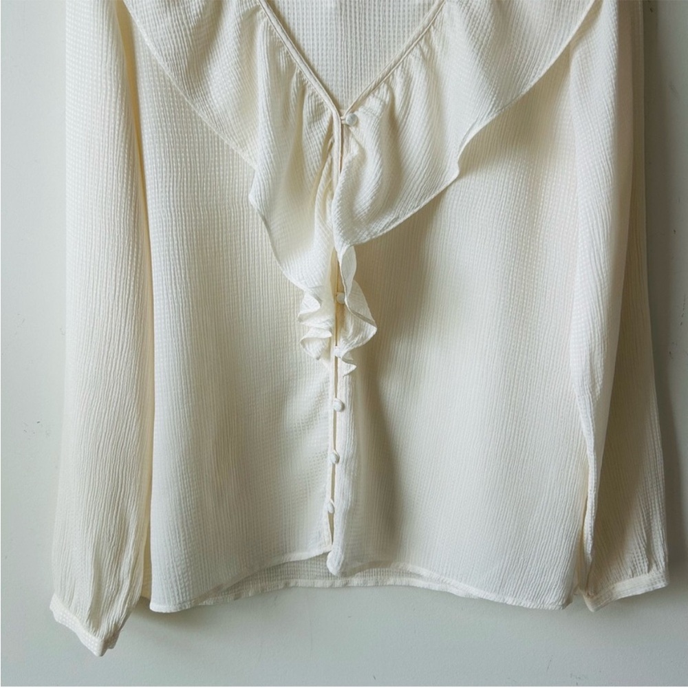 Sezane Priscille silk Blouse size 36 - Picture 15 of 16